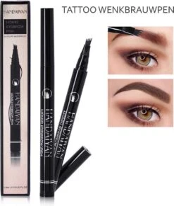 Wenkbrauw Microblade Pen - Tattoo - BRUIN 03 - Watervaste Microblading Wenkbrauwpen - Eyebrow Tattoo Pen - Make Up - 4 Punts Pen -Cosmetica winkel 1020x1200 1