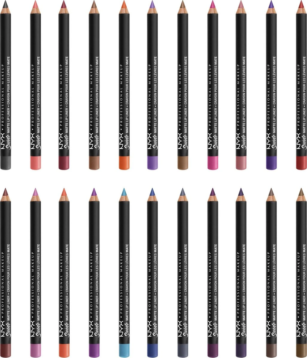 NYX Professional Makeup Suede Matte Lip Liner - SMLLT04 Soft Spoken - Lippenpotlood - 1 Gr 4 NYX Professional Makeup Suede Matte Lip Liner - SMLLT04 Soft Spoken - Lippenpotlood - 1 Gr - Afbeelding 4