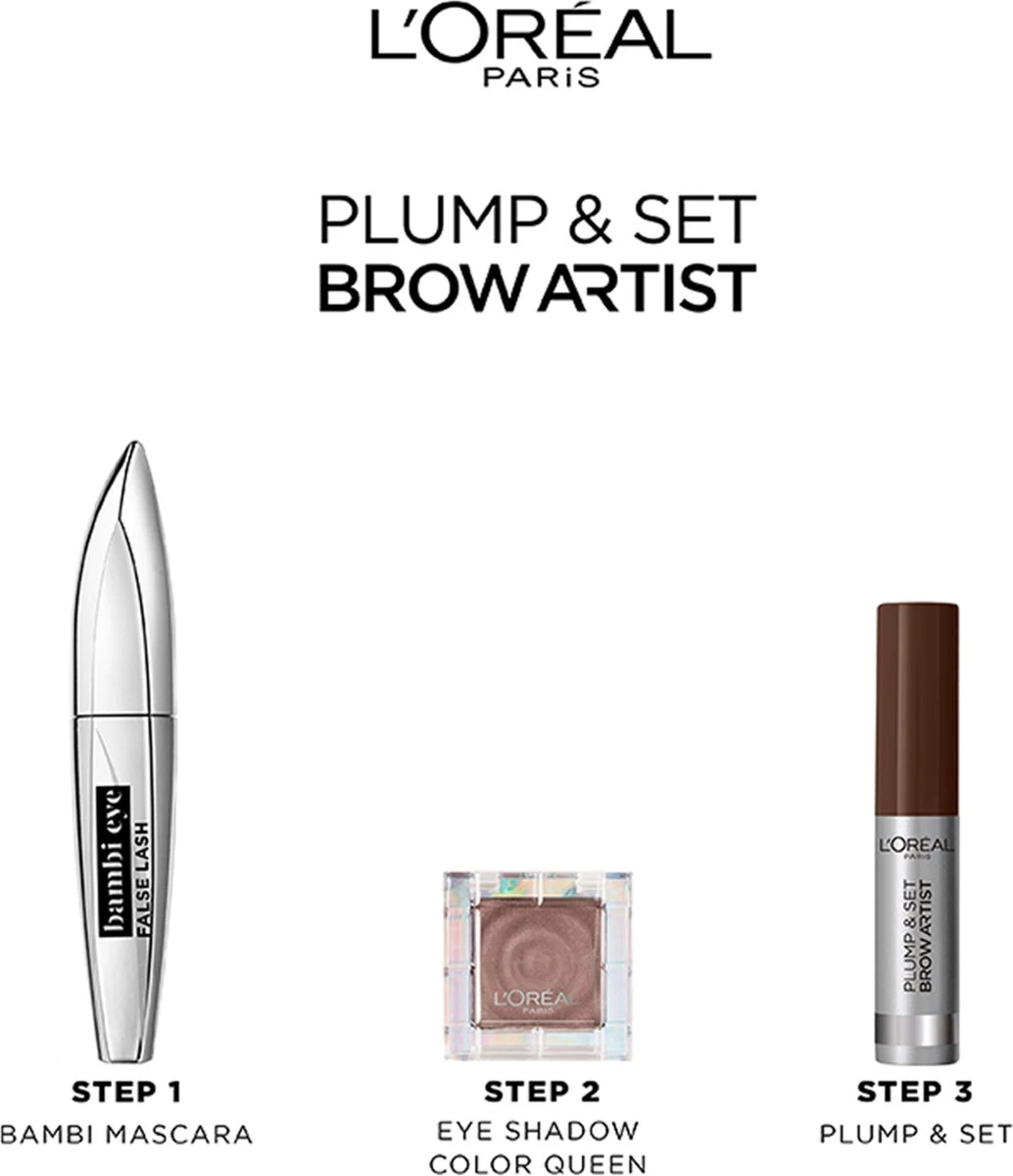 L’Oréal Paris Brow Artist Plumper Wenkbrauwmascara - 05 Transparant 5 L’Oréal Paris Brow Artist Plumper Wenkbrauwmascara - 05 Transparant - Afbeelding 5