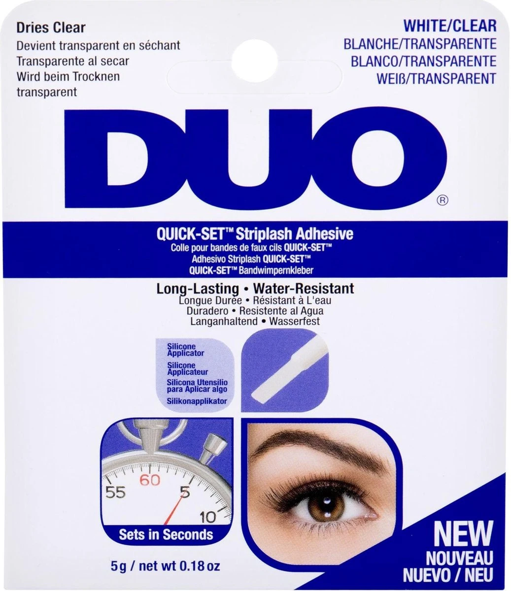 DUO - Quick-Set Lash Adhesive Brush-On Wimperlijm - Clear 1 DUO - Quick-Set Lash Adhesive Brush-On Wimperlijm - Clear