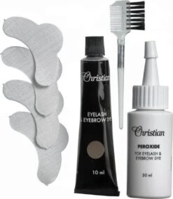 Christian Faye Wenkbrauw- En Wimperverfkit - Donkerbruin -Cosmetica winkel 1048x1200