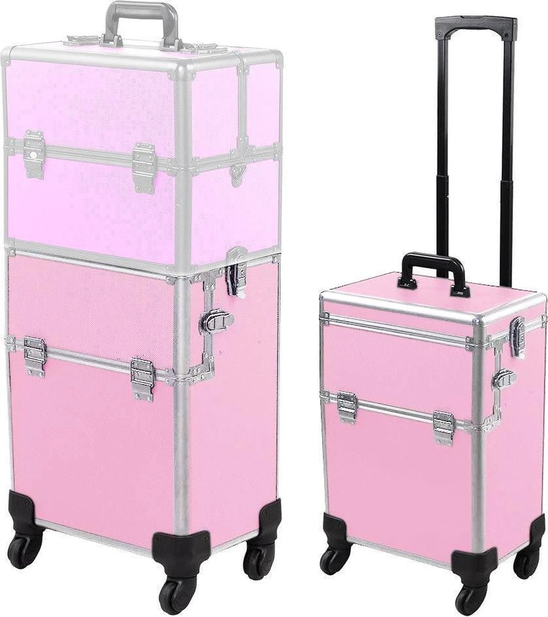 Trolley Nagelkoffer Nagelstyliste Koffer - Beautycase 4 Trolley Nagelkoffer Nagelstyliste Koffer - Beautycase - Afbeelding 4