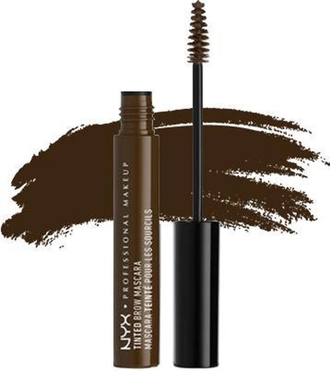 NYX Professional Makeup Tinted Brow Mascara - Espresso TBM04 - Wenkbrauwgel - 6,2 Gr 4 NYX Professional Makeup Tinted Brow Mascara - Espresso TBM04 - Wenkbrauwgel - 6,2 Gr - Afbeelding 4