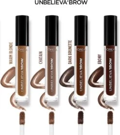 L'Oréal Paris Unbelieva Brow Wenkbrauwgel - 104 Chatain - Licht Bruin - Waterproof - 3.4 Ml -Cosmetica winkel 1068x1200 3