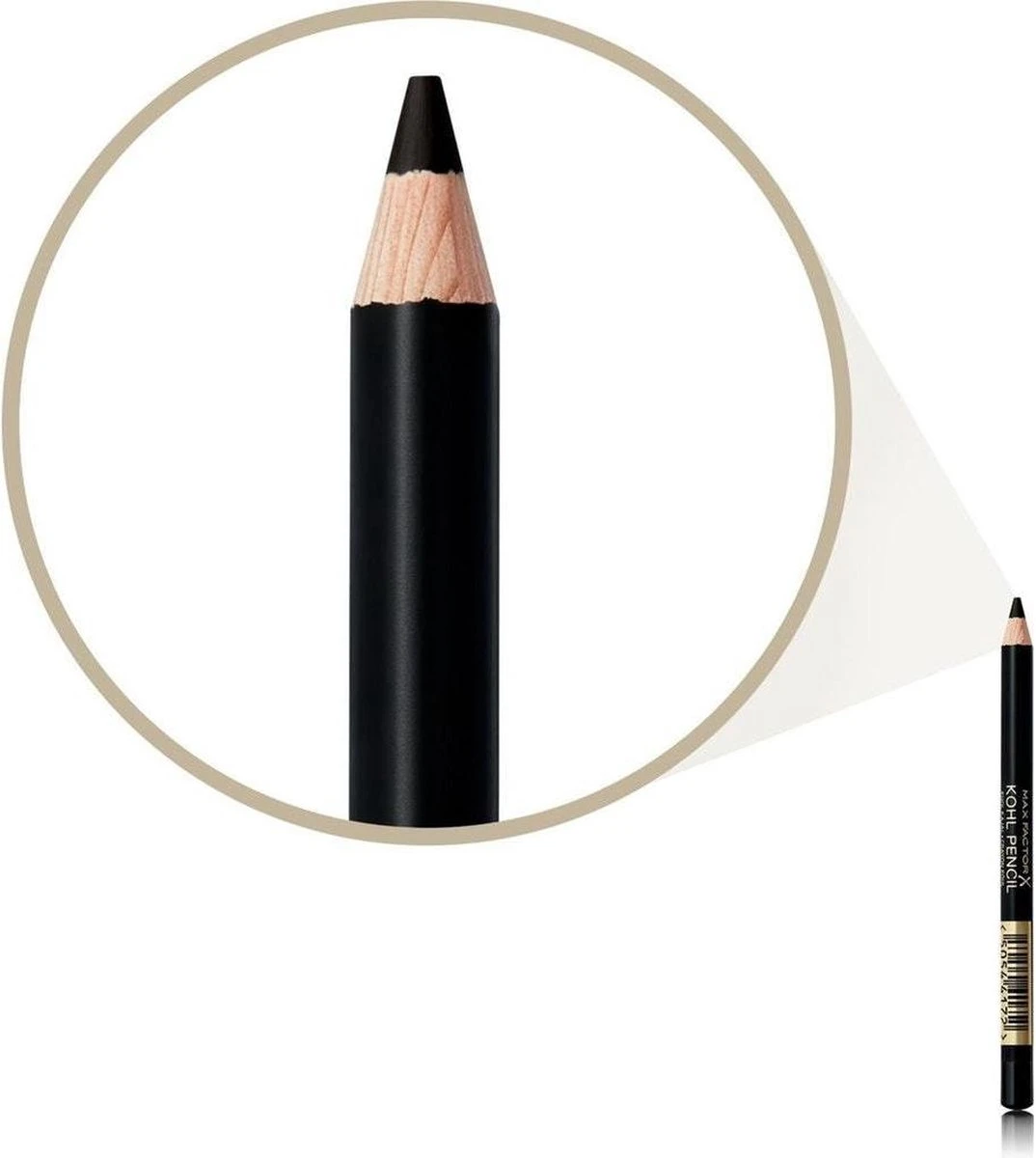 Max Factor Kohl Pencil - Eyeliner - 020 Black 4 Max Factor Kohl Pencil - Eyeliner - 020 Black - Afbeelding 4