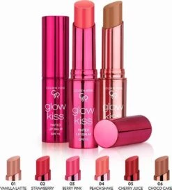 Golden Rose Glow Kiss Tinted Lip Balm PEACH SHAKE NO: 04 Met Hyaluronzuur, Vitamine E En SPF15 -Cosmetica winkel 1081x1200