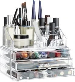Relaxdays Make-up Organizer Klein - Stapelbaar - Sieradendoosje - Cosmetica - Opbergbox - Doorzichtig 27 Relaxdays Make-up Organizer Klein - Stapelbaar - Sieradendoosje - Cosmetica - Opbergbox - Doorzichtig -Cosmetica winkel 1095x1200 1