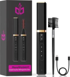 MoreWomen® Elektrische Wimperkruller - Wimperkruller - Verwarmd - Wimper Lift - Incl. Wimperborstel -Cosmetica winkel 1096x1200 5