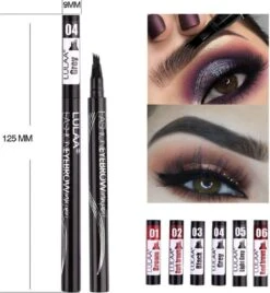 LULAA Microblade Pen - Watervaste Wenkbrauwpen - DONKERBRUIN - Waterproof Tattoo Pen - Make Up - Microblading - Eyebrow 8 LULAA Microblade Pen - Watervaste Wenkbrauwpen - DONKERBRUIN - Waterproof Tattoo Pen - Make Up - Microblading - Eyebrow -Cosmetica winkel 1106x1200 5