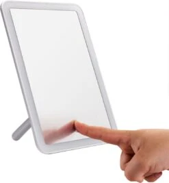 Dreamled LM-30 Draagbare LED-Spiegel - Oplaadbare Batterij - Wit