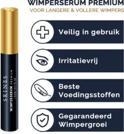 Skines® Wimperserum Premium – Eyelash Serum - Wenkbrauw Serum - Wimper Groei - 3ML -Cosmetica winkel 1111x1200 1