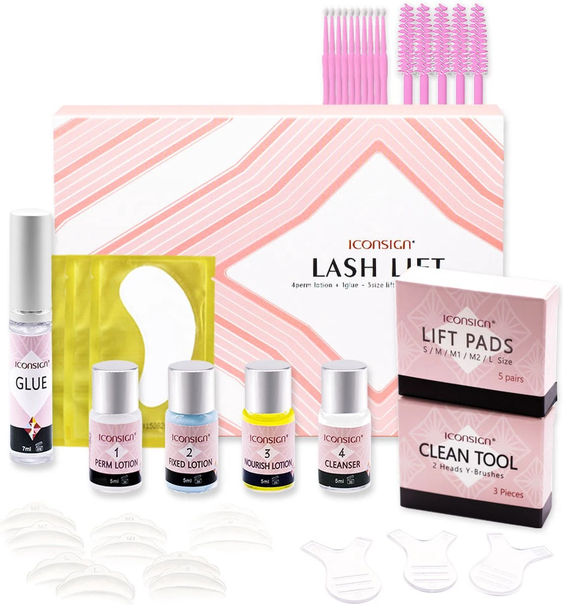 ICONSIGN - Lash Lift - Eye Perming Kit- Nepwimpersm - Wimperserums - Wimpers - Nepwimpers 8 ICONSIGN - Lash Lift - Eye Perming Kit- Nepwimpersm - Wimperserums - Wimpers - Nepwimpers - Afbeelding 8