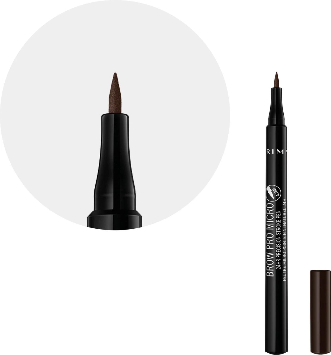 Rimmel London Brow Pro Micro Pen - 004 Dark Brown 7 Rimmel London Brow Pro Micro Pen - 004 Dark Brown - Afbeelding 7
