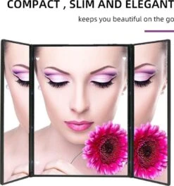 Spiegel Met LED Verlichting - Make-upspiegel - Zwart 11 Spiegel Met LED Verlichting - Make-upspiegel - Zwart -Cosmetica winkel 1124x1200 2