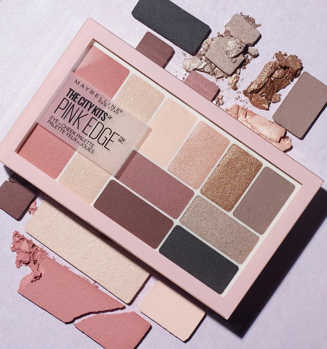 Maybelline City Kits Oogschaduw Palette - 2 Pink Edge 4 Maybelline City Kits Oogschaduw Palette - 2 Pink Edge - Afbeelding 4