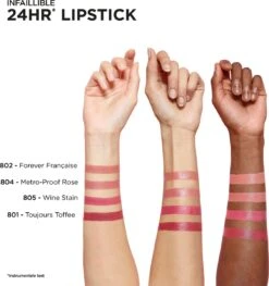 L’Oréal Paris Lippenstift Infaillible 24H - 801 Toujours Toffee 5 Ml 10 L’Oréal Paris Lippenstift Infaillible 24H - 801 Toujours Toffee 5 Ml -Cosmetica winkel 1127x1200