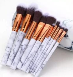 Professionele Make-up Kwasten - Poederkwast- Penseel Kwast- Oogschaduw Kwast - Bronzer Kwast -Foundation Kwast- Kabuki Kwasten- Contouren -make-up Borstels 10-delig -Cosmetica winkel 1149x1200 6