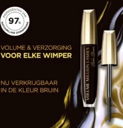 L'Oréal Paris - Volume Million Lashes Balm Brown - Bruin - Verzorgende Volume Mascara - 8.9 Ml -Cosmetica winkel 1151x1200
