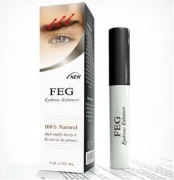 FEG Eyebrow Enhancer Serum 3 Ml - Wenkbrauwen Groeiserum - Stimuleer Natuurlijke Groei Wenkbrauwen - Vollere Wenkbrauwen - Beautiful Eyebrows - Voor Slapen Aanbrengen - Snel Resultaat -Cosmetica winkel 1156x1200