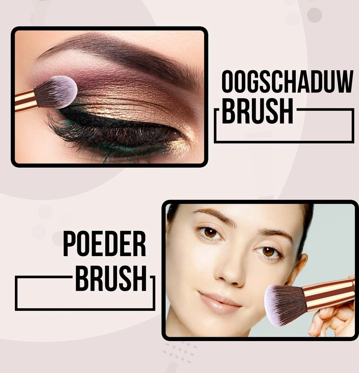 Luxe Make Up Kwasten Set - Make Up Brush - Oogschaduw – Beauty - Foundation Kwast - Poederkwast - Brush - Make Up - Cosmetica - Kwasten Set – Make Up Etui - Make Up Penselen Set – Make Up Set 8 Luxe Make Up Kwasten Set - Make Up Brush - Oogschaduw – Beauty - Foundation Kwast - Poederkwast - Brush - Make Up - Cosmetica - Kwasten Set – Make Up Etui - Make Up Penselen Set – Make Up Set - Afbeelding 8