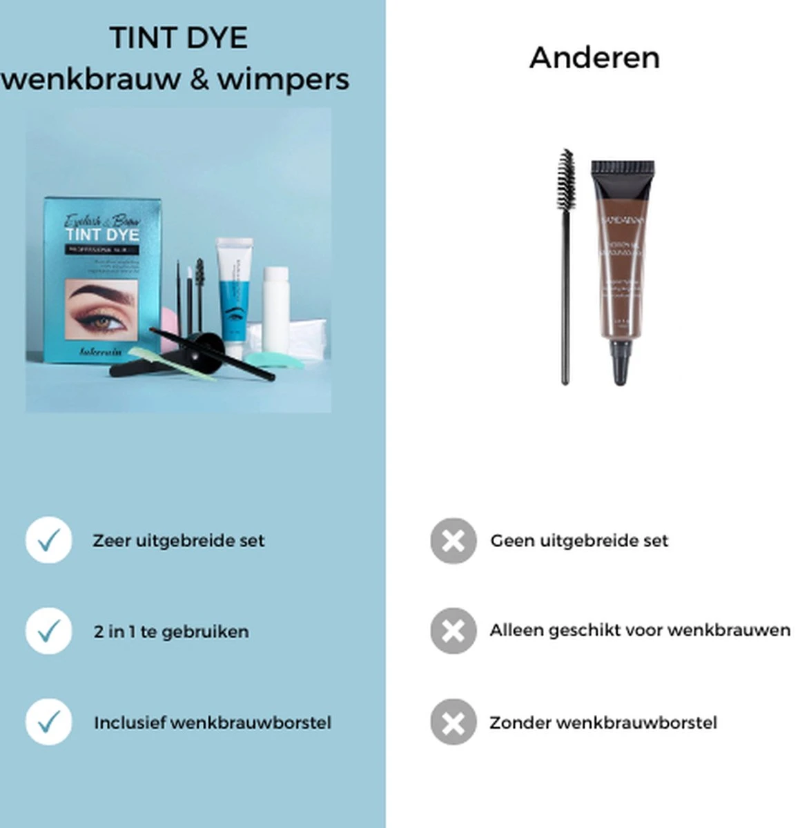 2 In 1 - Henna Wenkbrauwverf En Wimperverf - Zwart - Henna Brows - DIY Henna Brows Kit - Starterspakket Met Vele Extra's - 30 Ml 5 2 In 1 - Henna Wenkbrauwverf En Wimperverf - Zwart - Henna Brows - DIY Henna Brows Kit - Starterspakket Met Vele Extra's - 30 Ml - Afbeelding 5