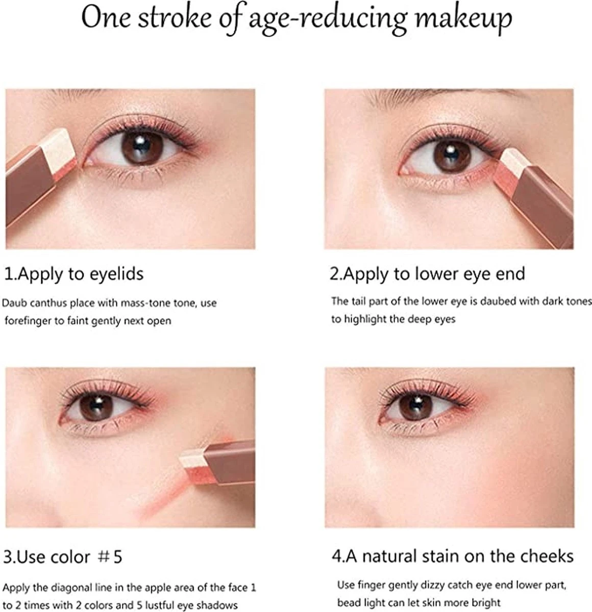 Goods4you Duo Color Gradient Oogschaduw Stick #6 4 Goods4you Duo Color Gradient Oogschaduw Stick #6 - Afbeelding 4