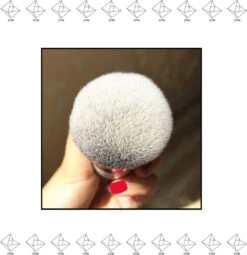 Merkloos EPIN | Poederkwast | Foundation Kwast | Powder Brush | Make-up Kwast | Zwart Met Goud -Cosmetica winkel 1164x1200 10