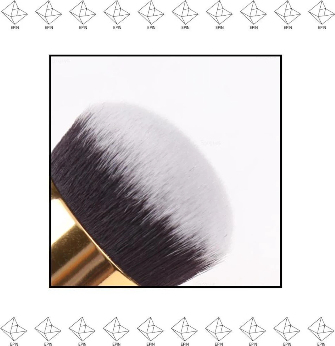 Merkloos EPIN | Poederkwast | Foundation Kwast | Powder Brush | Make-up Kwast | Roze Met Zilver 2 Merkloos EPIN | Poederkwast | Foundation Kwast | Powder Brush | Make-up Kwast | Roze Met Zilver - Afbeelding 2