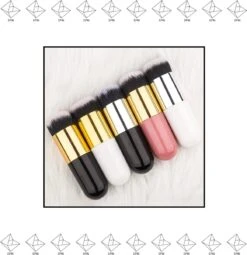 Merkloos EPIN | Poederkwast | Foundation Kwast | Powder Brush | Make-up Kwast | Zwart Met Goud -Cosmetica winkel 1164x1200 9