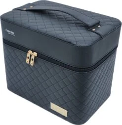 Confibel Make Up Koffer - Uitklapbaar - 5 Opbergbakken - Met Spiegel - Zwart -Cosmetica winkel 1171x1200 2