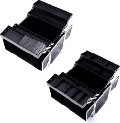 A.T. Shop Cosmeticakoffer, Make-up Koffer, Beauty Case, Bewaren Van Make-up, Nagellak. Zwart -Cosmetica winkel 1172x1200 4