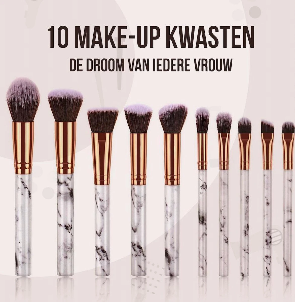 Luxe Make Up Kwasten Set - Make Up Brush - Oogschaduw – Beauty - Foundation Kwast - Poederkwast - Brush - Make Up - Cosmetica - Kwasten Set – Make Up Etui - Make Up Penselen Set – Make Up Set 2 Luxe Make Up Kwasten Set - Make Up Brush - Oogschaduw – Beauty - Foundation Kwast - Poederkwast - Brush - Make Up - Cosmetica - Kwasten Set – Make Up Etui - Make Up Penselen Set – Make Up Set - Afbeelding 2