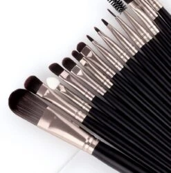 Evvie 20-delige Make-up Kwasten Set - Rosé Zwart -Cosmetica winkel 1179x1200 2