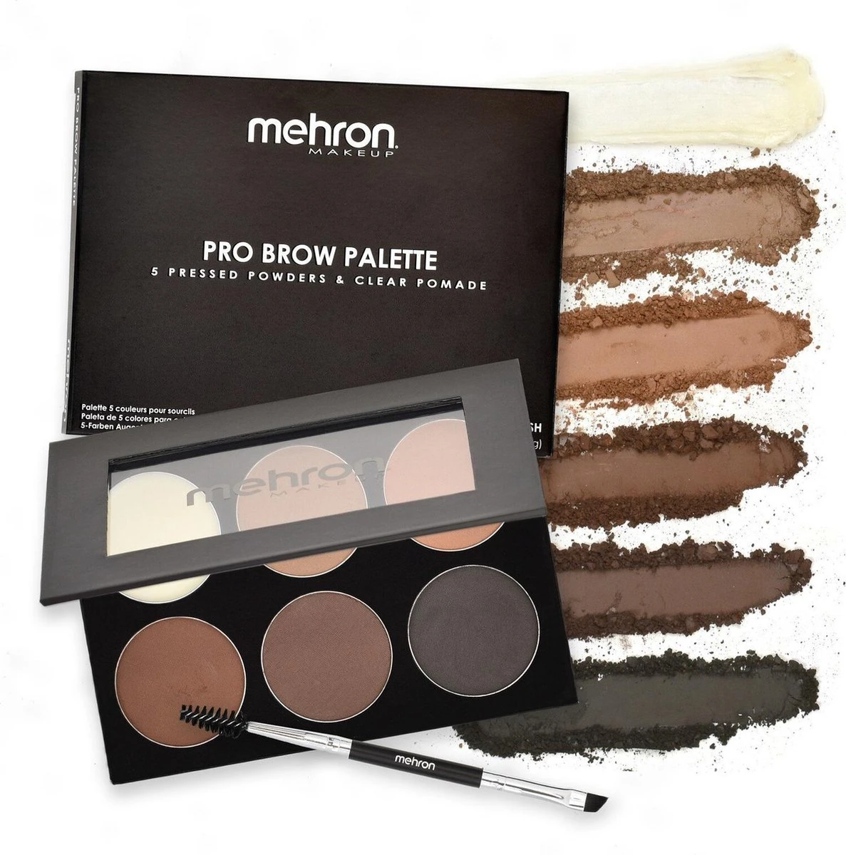 Mehron - Pro - Brow - Wenkbrauw - Palette 1 Mehron - Pro - Brow - Wenkbrauw - Palette