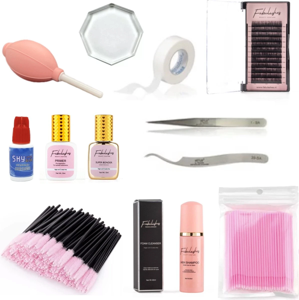 Fabulashes | One By One Starterskit | Wimperextensions | Nepwimpers 1 Fabulashes | One By One Starterskit | Wimperextensions | Nepwimpers