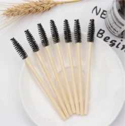 Bamboe Wimper Borsteltjes - Wenkbrauw Borstel - 20 Stuks - Wimper Extensions - Bamboe Handvat - Ideaal In Gebruik - Fienosa -Cosmetica winkel 1196x1200 17