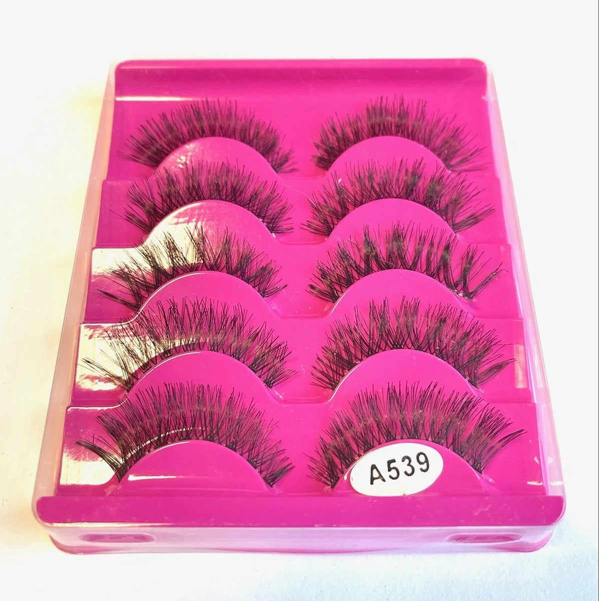 Merkloos Lange Zwarte Nepwimpers - 5 Paar 1 Merkloos Lange Zwarte Nepwimpers - 5 Paar