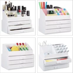 Relaxdays Make-up Organizer Klein - Stapelbaar - Sieradendoosje - Cosmetica - Opbergbox - Doorzichtig 22 Relaxdays Make-up Organizer Klein - Stapelbaar - Sieradendoosje - Cosmetica - Opbergbox - Doorzichtig -Cosmetica winkel 1198x1200 35