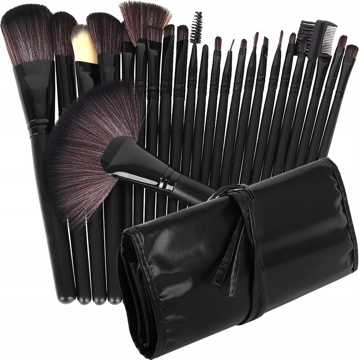 Professionele 24-Delige Make-Up Kwastenset - Cosmetica Visagie Makeup Kwasten Set - Mascara/Oogschaduw/Concealer/Foundation/Blush/Eyeliner/Highlighter/Poederkwast Beauty Brush - Contourkwast Make Up Brushes Borstels Penselen - Met Luxe Opberg Etui 1 Professionele 24-Delige Make-Up Kwastenset - Cosmetica Visagie Makeup Kwasten Set - Mascara/Oogschaduw/Concealer/Foundation/Blush/Eyeliner/Highlighter/Poederkwast Beauty Brush - Contourkwast Make Up Brushes Borstels Penselen - Met Luxe Opberg Etui