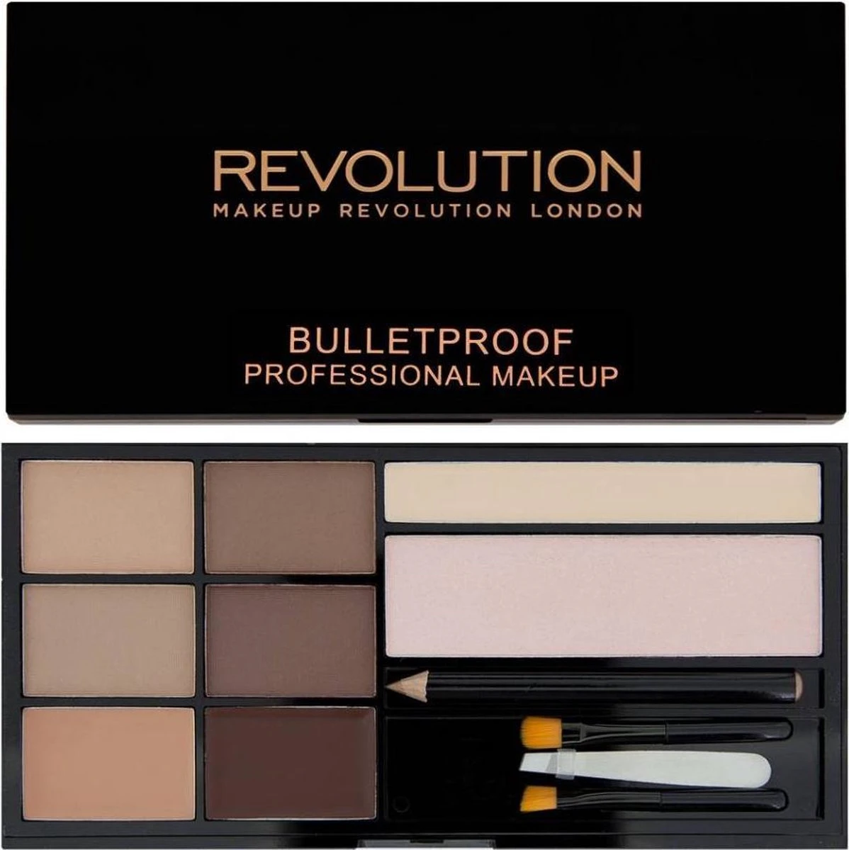 Makeup Revolution Ultra Brow The Ultimate Brow Enhancing Kit - Fair To Medium 1 Makeup Revolution Ultra Brow The Ultimate Brow Enhancing Kit - Fair To Medium