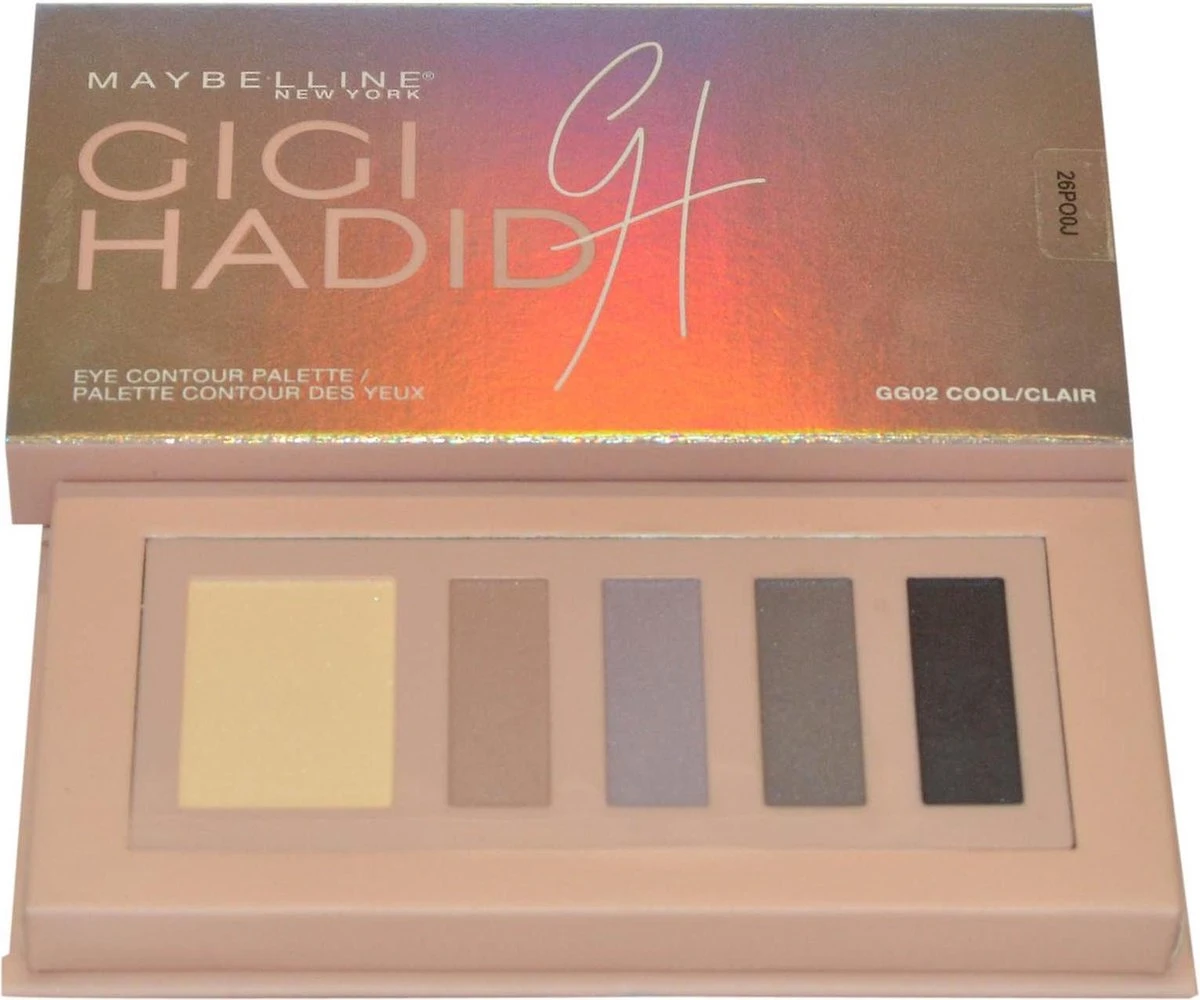 Maybelline Gigi Hadid Eye Contour Palette - 02 Cool - Oogcontour Pallet 1 Maybelline Gigi Hadid Eye Contour Palette - 02 Cool - Oogcontour Pallet