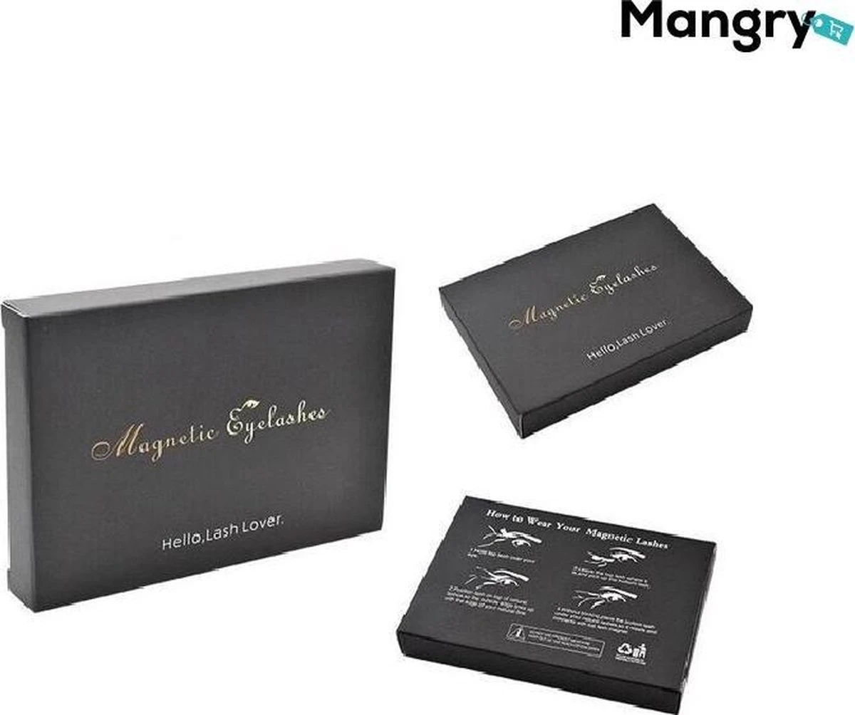 Merkloos 3D Magnetische Nepwimpers Zonder Lijm | 4 Paar | Zwart | Magnetische Wimpers | Magnetic Fake Eyelashes | Wimper Set | Natuurlijke Volle Wimpers - Professional Eye Lash - Mangry 2 Merkloos 3D Magnetische Nepwimpers Zonder Lijm | 4 Paar | Zwart | Magnetische Wimpers | Magnetic Fake Eyelashes | Wimper Set | Natuurlijke Volle Wimpers - Professional Eye Lash - Mangry - Afbeelding 2