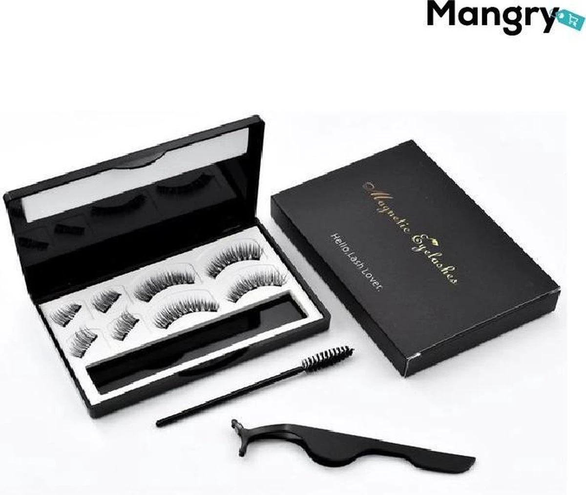 Merkloos 3D Magnetische Nepwimpers Zonder Lijm | 4 Paar | Zwart | Magnetische Wimpers | Magnetic Fake Eyelashes | Wimper Set | Natuurlijke Volle Wimpers - Professional Eye Lash - Mangry 6 Merkloos 3D Magnetische Nepwimpers Zonder Lijm | 4 Paar | Zwart | Magnetische Wimpers | Magnetic Fake Eyelashes | Wimper Set | Natuurlijke Volle Wimpers - Professional Eye Lash - Mangry - Afbeelding 6