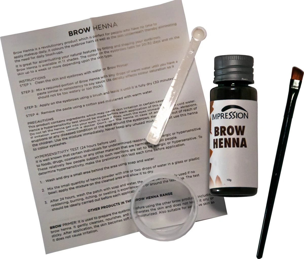 Impression Henna Wenkbrauwverf | Chocolade Bruin | Chocolate Brown | Chocolat Brun | Brow Henna | Goed Voor Meer Dan 20 Behandelingen 2 Impression Henna Wenkbrauwverf | Chocolade Bruin | Chocolate Brown | Chocolat Brun | Brow Henna | Goed Voor Meer Dan 20 Behandelingen - Afbeelding 2