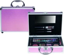 Make Up Koffer Glanzend Roze -Cosmetica winkel 1200x1026 4