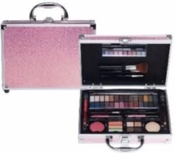 Make Up Koffer Glanzend Roze -Cosmetica winkel 1200x1048 2