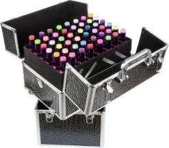 Cosmetica Of Nagel Koffer XL Zwart Glad -Cosmetica winkel 1200x1050 2