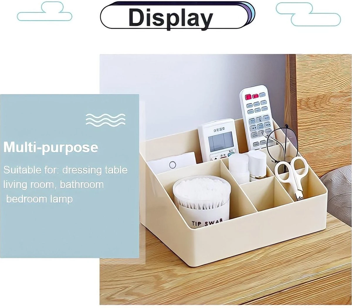 Merkloos Make-Up Organizer - Opbergdoos - Cosmetica - Grijs - Sieraden - Nagelak - Make Up Organizer - Make Up Organizers 3 Merkloos Make-Up Organizer - Opbergdoos - Cosmetica - Grijs - Sieraden - Nagelak - Make Up Organizer - Make Up Organizers - Afbeelding 3