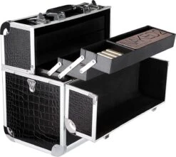 A.T. Shop Cosmeticakoffer, Make-up Koffer, Beauty Case, Bewaren Van Make-up, Nagellak. Zwart -Cosmetica winkel 1200x1072 1