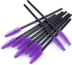 Vardaan Wegwerp Wimper & Wenkbrauw Borstels - Mascara Borsteltjes - Paarse & Roze Borsteltjes Voor Makeup - Mascara Borstel - 50 Stuks -Cosmetica winkel 1200x1085 1
